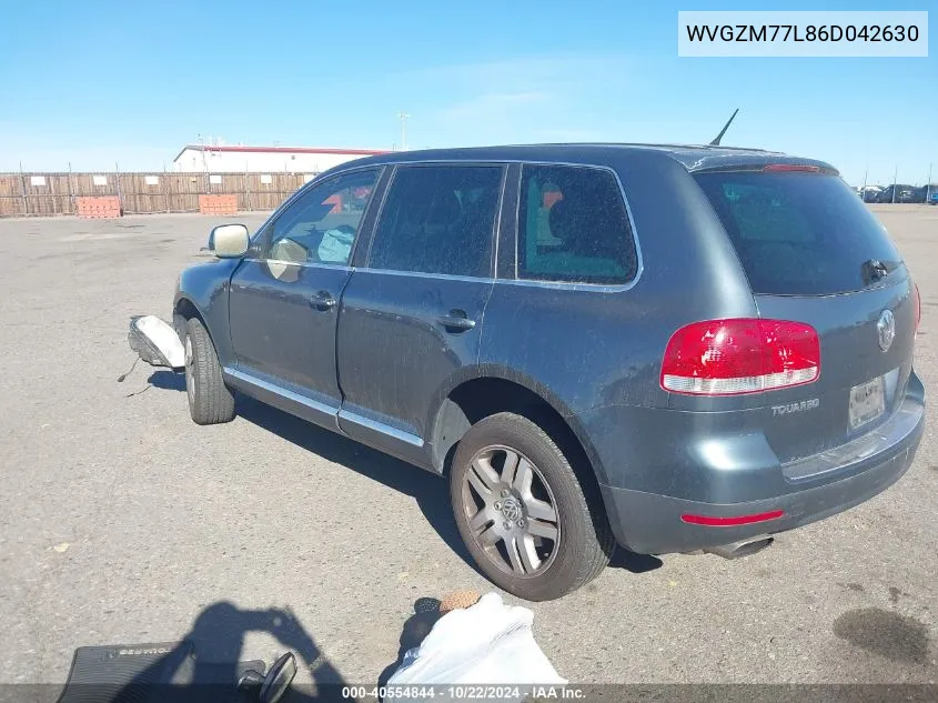 2006 Volkswagen Touareg V8 VIN: WVGZM77L86D042630 Lot: 40554844