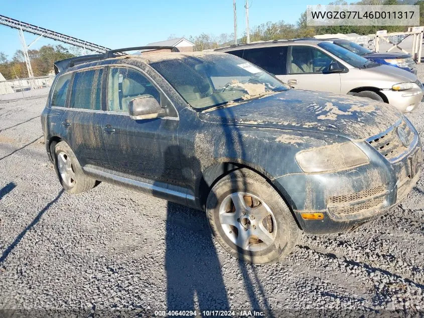 2006 Volkswagen Touareg V6 VIN: WVGZG77L46D011317 Lot: 40640294