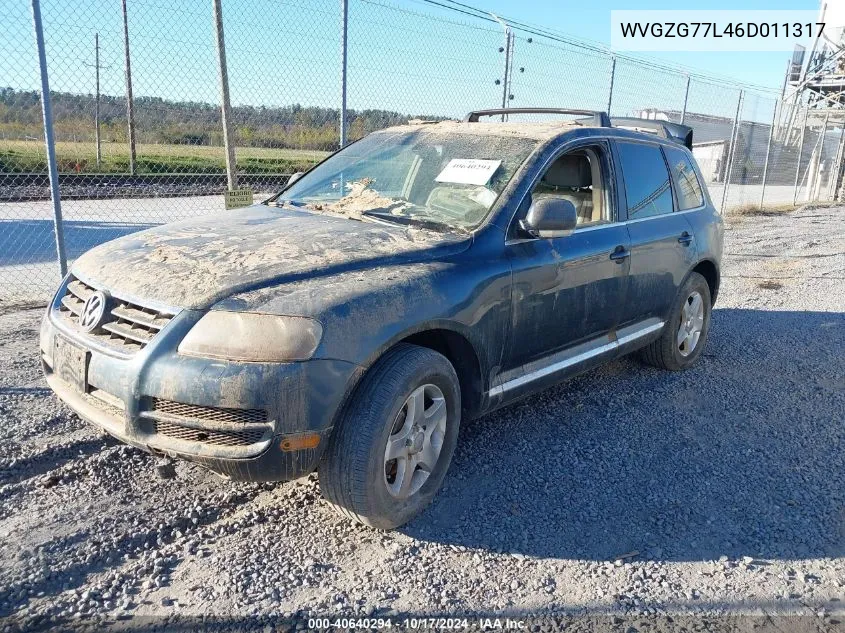 2006 Volkswagen Touareg V6 VIN: WVGZG77L46D011317 Lot: 40640294