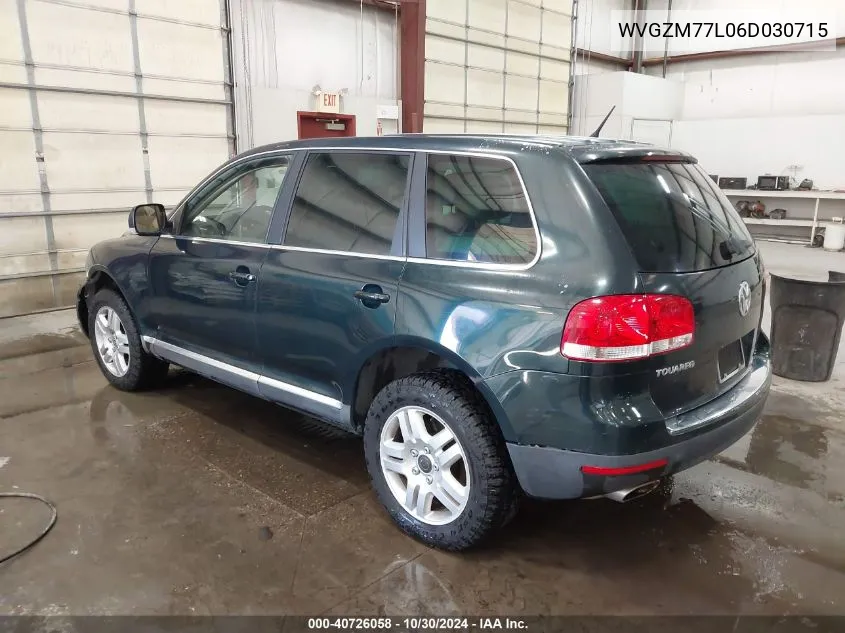 2006 Volkswagen Touareg V8 VIN: WVGZM77L06D030715 Lot: 40726058