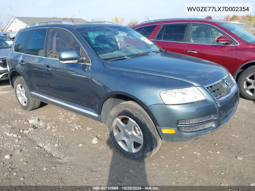 2007 Volkswagen Touareg V6 VIN: WVGZE77LX7D002354 Lot: 40733969