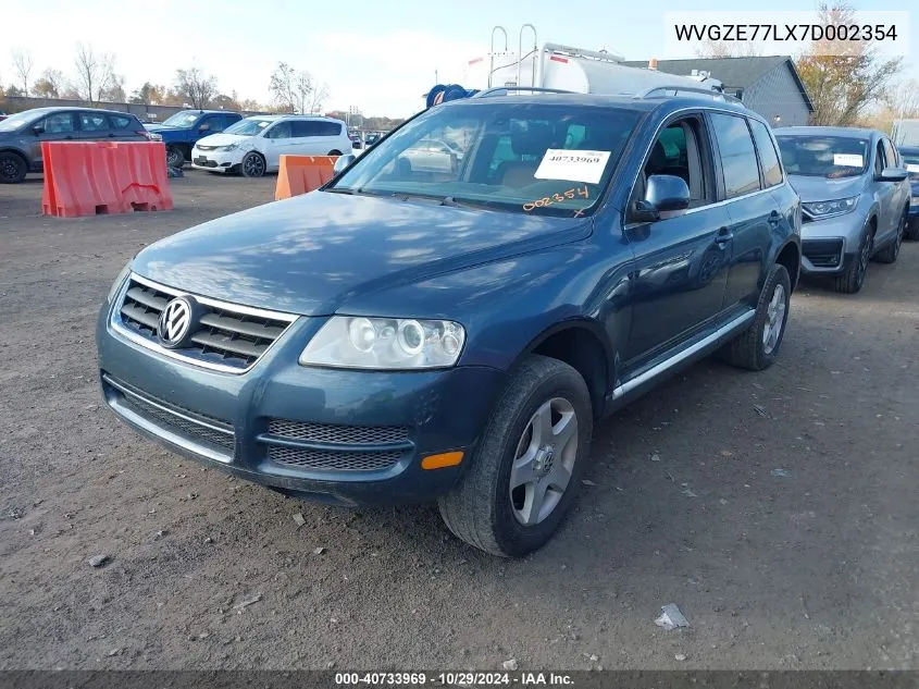 2007 Volkswagen Touareg V6 VIN: WVGZE77LX7D002354 Lot: 40733969