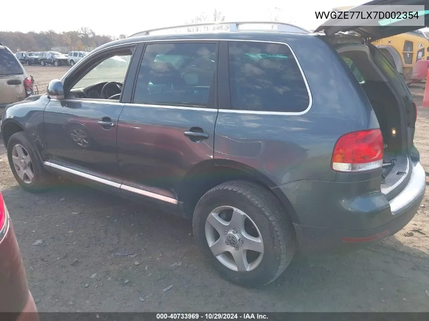 2007 Volkswagen Touareg V6 VIN: WVGZE77LX7D002354 Lot: 40733969