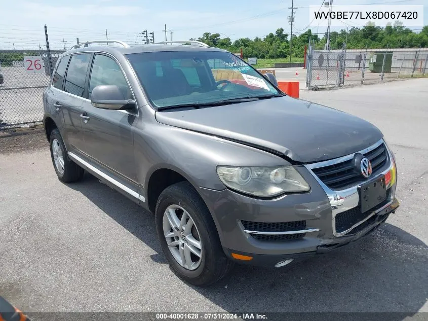 WVGBE77LX8D067420 2008 Volkswagen Touareg 2 Vr6 Fsi