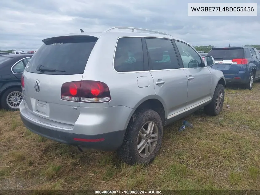 WVGBE77L48D055456 2008 Volkswagen Touareg 2 Vr6 Fsi