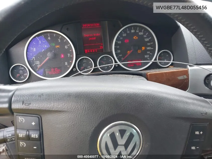 WVGBE77L48D055456 2008 Volkswagen Touareg 2 Vr6 Fsi