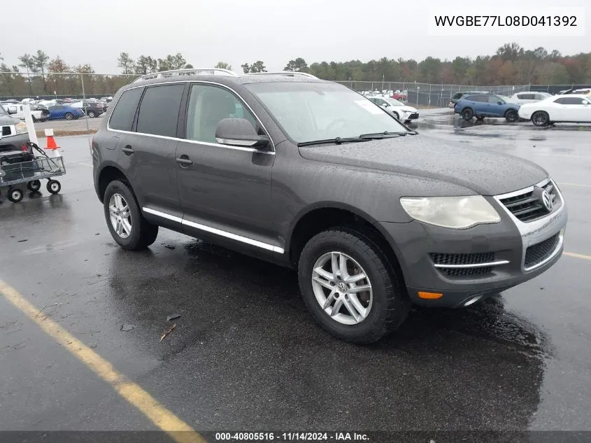 2008 Volkswagen Touareg 2 Vr6 Fsi VIN: WVGBE77L08D041392 Lot: 40805516