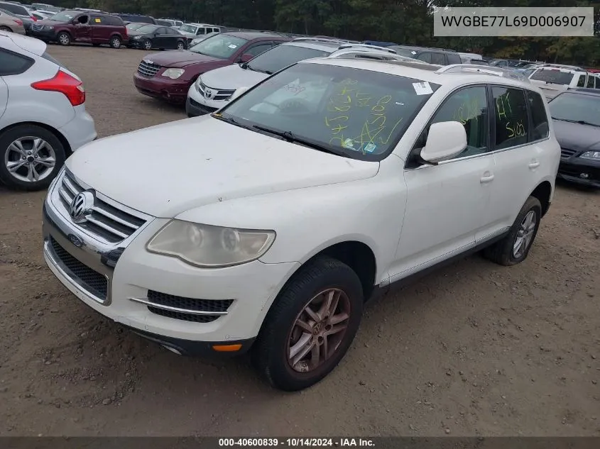 2009 Volkswagen Touareg 2 Vr6 Fsi VIN: WVGBE77L69D006907 Lot: 40600839