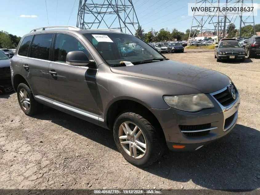 2009 Volkswagen Touareg 2 Vr6 Fsi VIN: WVGBE77L89D018637 Lot: 40687789