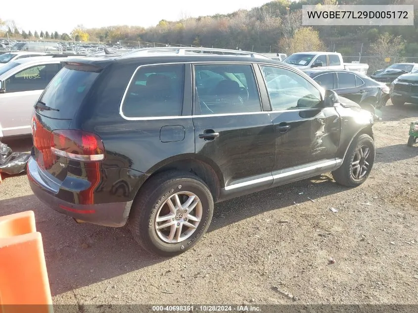 2009 Volkswagen Touareg 2 Vr6 Fsi VIN: WVGBE77L29D005172 Lot: 40698351