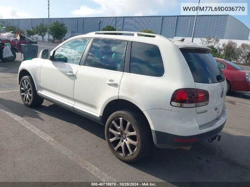 2009 Volkswagen Touareg 2 V6 Tdi VIN: WVGFM77L69D036770 Lot: 40718070