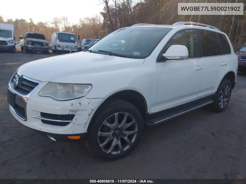 2009 Volkswagen Touareg 2 Vr6 Fsi VIN: WVGBE77L59D021902 Lot: 40805610