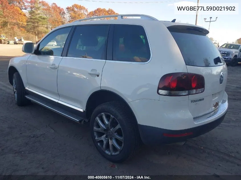 2009 Volkswagen Touareg 2 Vr6 Fsi VIN: WVGBE77L59D021902 Lot: 40805610