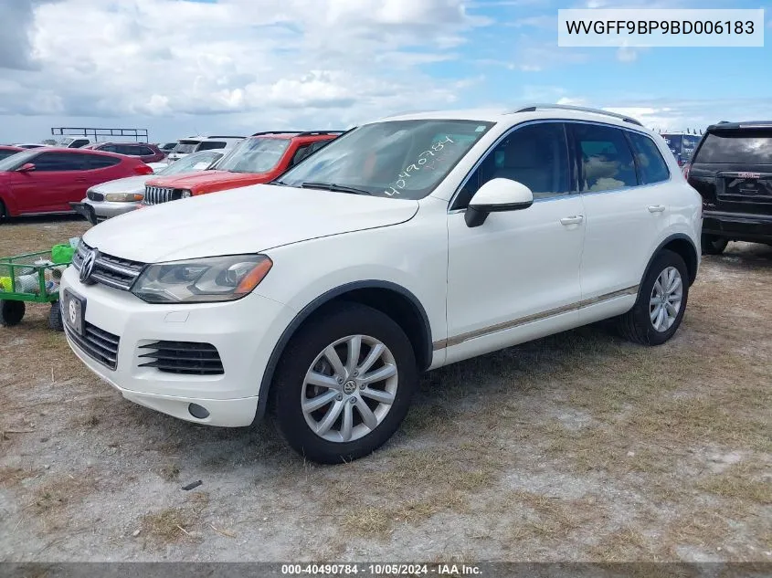 WVGFF9BP9BD006183 2011 Volkswagen Touareg V6