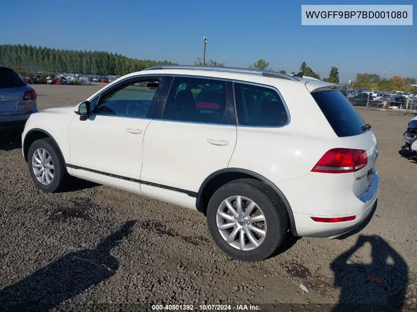 WVGFF9BP7BD001080 2011 Volkswagen Touareg Vr6 Sport