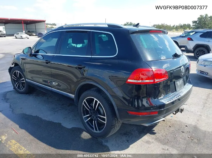 WVGFK9BP0BD007377 2011 Volkswagen Touareg Tdi Sport