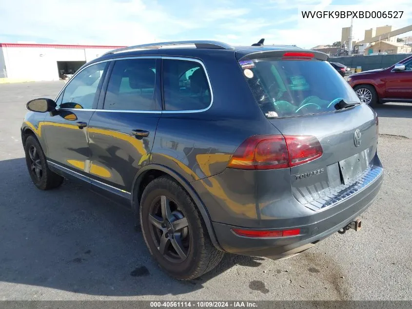 2011 Volkswagen Touareg Tdi Lux VIN: WVGFK9BPXBD006527 Lot: 40561114