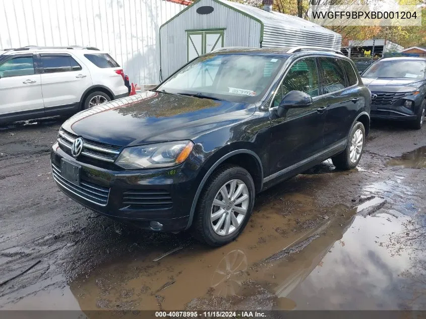 2011 Volkswagen Touareg Vr6 Sport VIN: WVGFF9BPXBD001204 Lot: 40878995