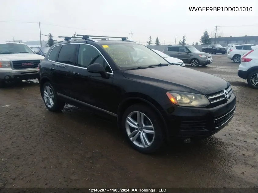 2013 Volkswagen Touareg VIN: WVGEP9BP1DD005010 Lot: 12146207