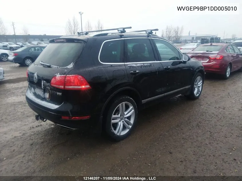 2013 Volkswagen Touareg VIN: WVGEP9BP1DD005010 Lot: 12146207