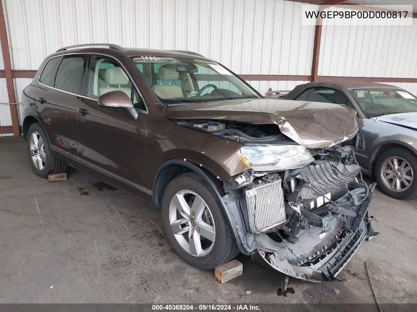 WVGEP9BP0DD000817 2013 Volkswagen Touareg Tdi Lux