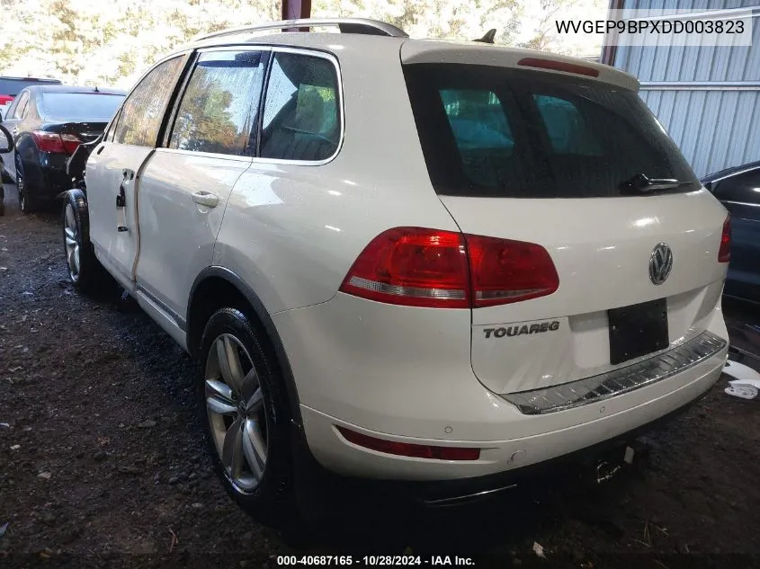 2013 Volkswagen Touareg Tdi Executive VIN: WVGEP9BPXDD003823 Lot: 40687165