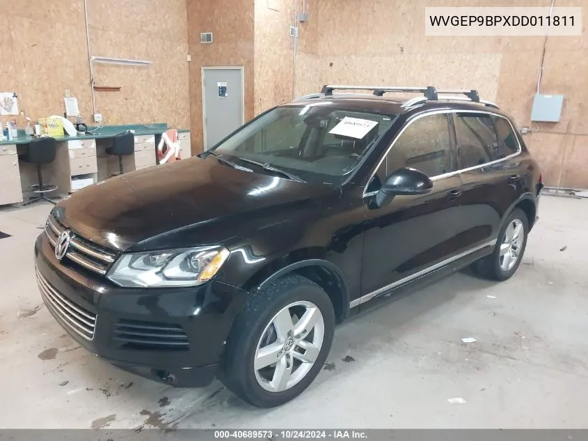 2013 Volkswagen Touareg Tdi Lux VIN: WVGEP9BPXDD011811 Lot: 40689573