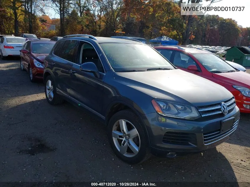 2013 Volkswagen Touareg Tdi Lux VIN: WVGEP9BP8DD010737 Lot: 40712020