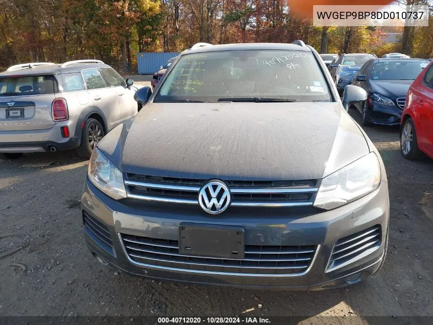 2013 Volkswagen Touareg Tdi Lux VIN: WVGEP9BP8DD010737 Lot: 40712020