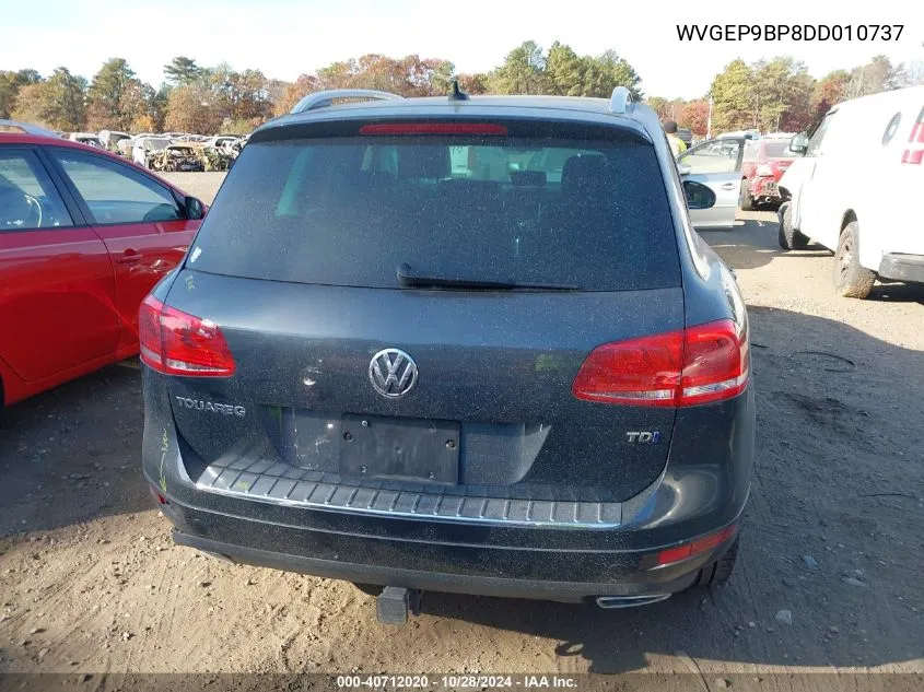 2013 Volkswagen Touareg Tdi Lux VIN: WVGEP9BP8DD010737 Lot: 40712020