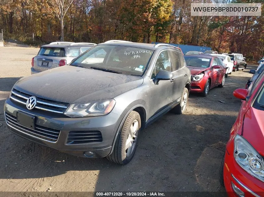 2013 Volkswagen Touareg Tdi Lux VIN: WVGEP9BP8DD010737 Lot: 40712020