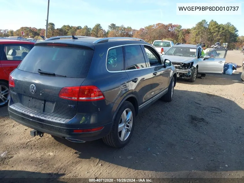 2013 Volkswagen Touareg Tdi Lux VIN: WVGEP9BP8DD010737 Lot: 40712020