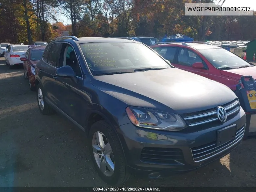 2013 Volkswagen Touareg Tdi Lux VIN: WVGEP9BP8DD010737 Lot: 40712020