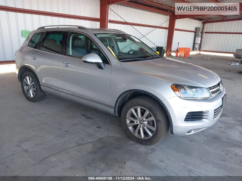 2013 Volkswagen Touareg Tdi Sport VIN: WVGEP9BP2DD005405 Lot: 40808106