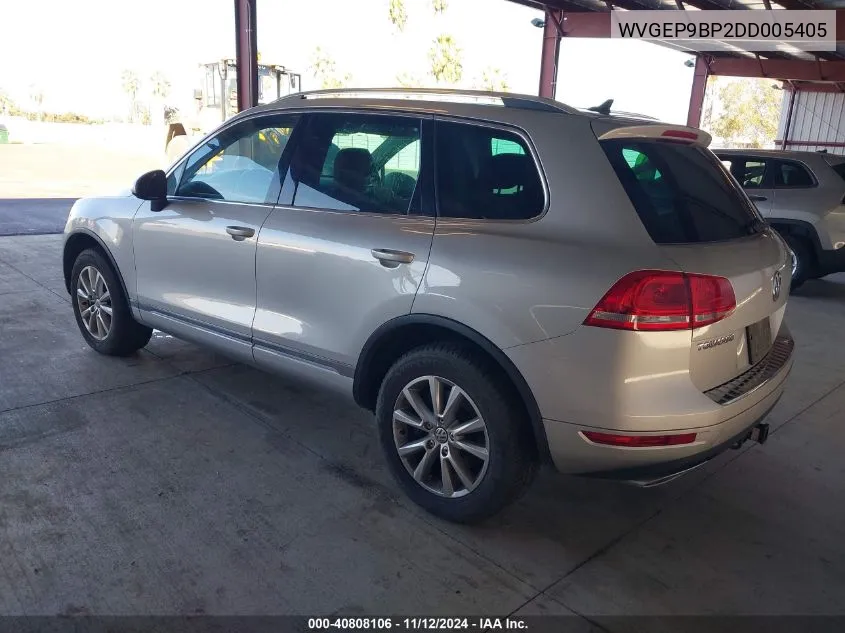 2013 Volkswagen Touareg Tdi Sport VIN: WVGEP9BP2DD005405 Lot: 40808106