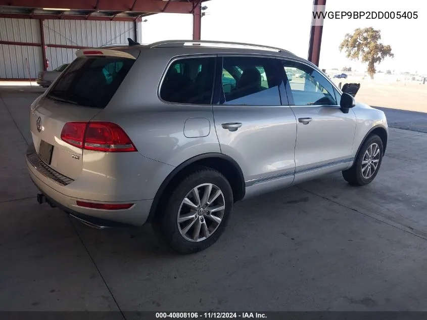 2013 Volkswagen Touareg Tdi Sport VIN: WVGEP9BP2DD005405 Lot: 40808106