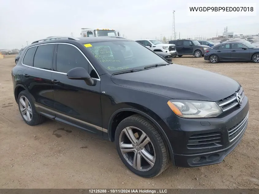 2014 Volkswagen Touareg VIN: WVGDP9BP9ED007018 Lot: 12125288