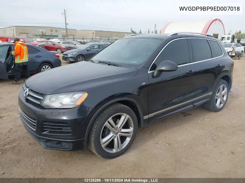 2014 Volkswagen Touareg VIN: WVGDP9BP9ED007018 Lot: 12125288