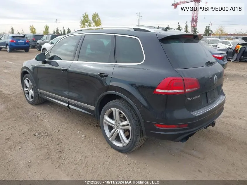 2014 Volkswagen Touareg VIN: WVGDP9BP9ED007018 Lot: 12125288