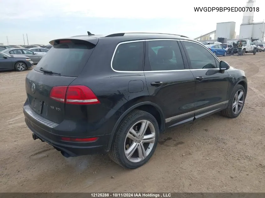 2014 Volkswagen Touareg VIN: WVGDP9BP9ED007018 Lot: 12125288