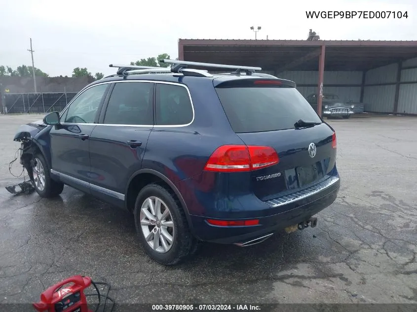 2014 Volkswagen Touareg Tdi Sport VIN: WVGEP9BP7ED007104 Lot: 39780905