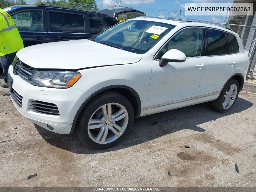 2014 Volkswagen Touareg Tdi Executive VIN: WVGEP9BP5ED007263 Lot: 40041504