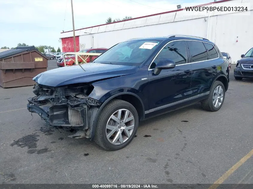 2014 Volkswagen Touareg X VIN: WVGEP9BP6ED013234 Lot: 40099716