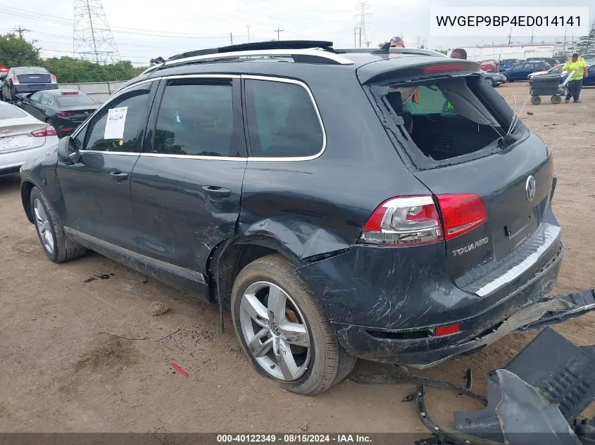 WVGEP9BP4ED014141 2014 Volkswagen Touareg Tdi Lux