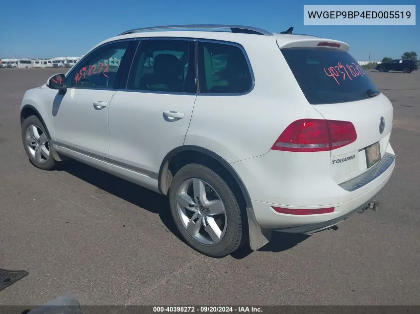 WVGEP9BP4ED005519 2014 Volkswagen Touareg Tdi Lux