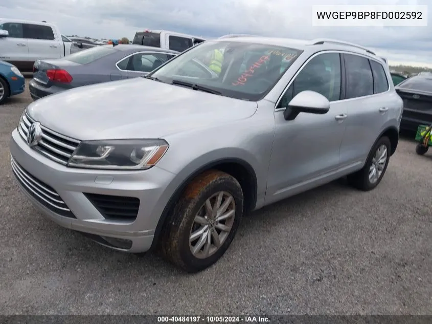 WVGEP9BP8FD002592 2015 Volkswagen Touareg Tdi Sport W/Technology