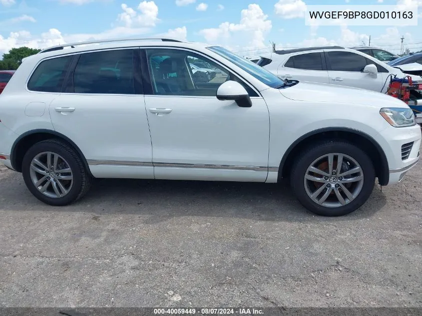 WVGEF9BP8GD010163 2016 Volkswagen Touareg Vr6 Lux