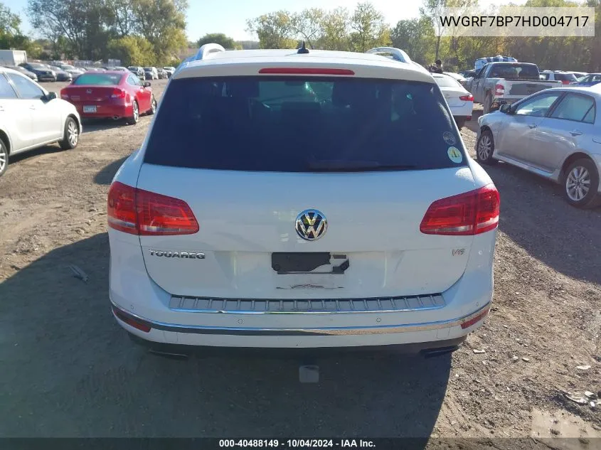 WVGRF7BP7HD004717 2017 Volkswagen Touareg V6 Wolfsburg Edition