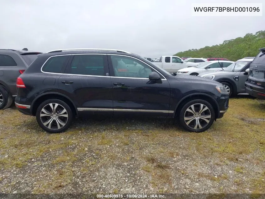 2017 Volkswagen Touareg Wolfsburg VIN: WVGRF7BP8HD001096 Lot: 40509975