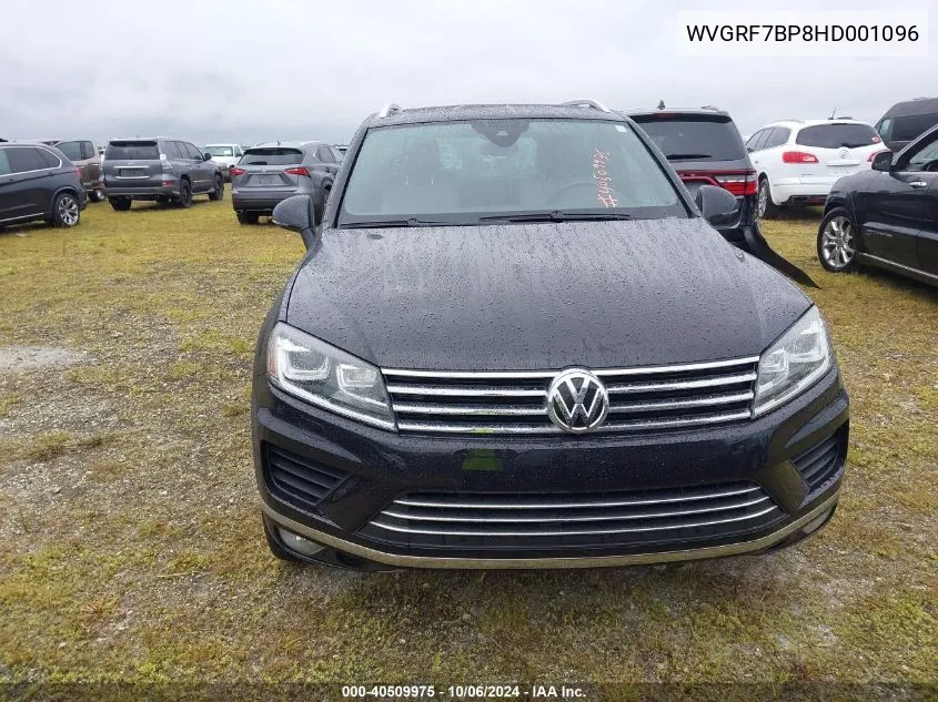 2017 Volkswagen Touareg Wolfsburg VIN: WVGRF7BP8HD001096 Lot: 40509975